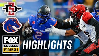 San Diego State Aztecs vs No 15 Boise State Broncos Highlights  FOX College Football [upl. by Abdel339]