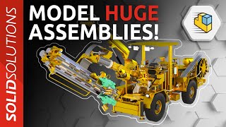 Working with Large Assemblies in SOLIDWORKS [upl. by Sikram]