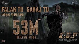 Falak Tu Garaj Tu Lyrical Hindi  KGF Chapter 2  Rocking Star Yash  Prashanth Neel  Ravi Basrur [upl. by Lempres407]