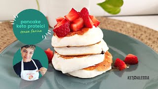 Ricetta Pancake keto proteici senza farina [upl. by Gomez414]