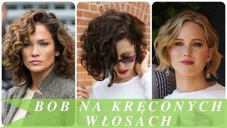 Bob na kręconych włosach [upl. by Mij]