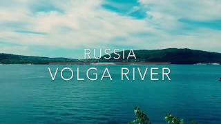 Russia Volga River Video from drone [upl. by Monson]