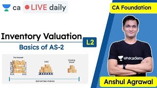 Inventory Valuation L2  Basics of AS2  Unacademy CA Foundation  Anshul Agrawal [upl. by Drusie]