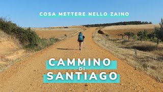 COSA METTERE NELLO ZAINO PER IL CAMMINO DI SANTIAGO [upl. by Hayman]