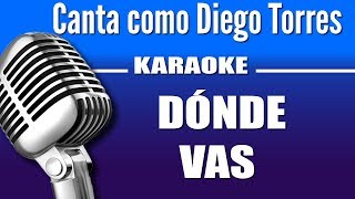 Diego Torres  Dónde Van  Karaoke Vision [upl. by Llehcnom]