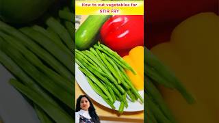 Part1 Preparing vegetables for STIR FRY youtubeshorts asmr healthy cooking shorts trending [upl. by Naret]