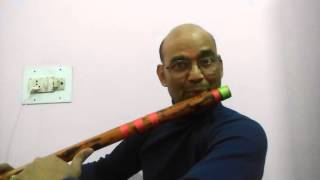 HOW TO PLAY C BASS FLUTE BY ANJANI KUMAR GUPTA [upl. by Crescantia]