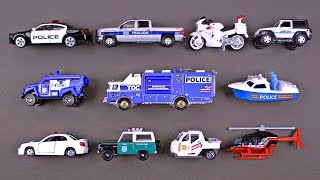 Police Cars for Kids 1 Best Toddler Learning Police Cars Trucks Police Vehicles for Children [upl. by Chico661]