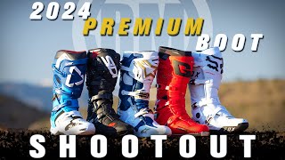 Ultimate 2024 Premium Motocross Boot Shootout [upl. by Ycal35]