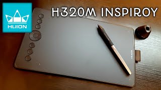 Huion H320M Graphics Tablet Review [upl. by Nnalyrehc258]