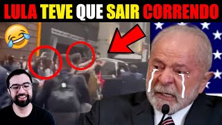 🚨Lula é HOSTILIZADO ao sair de hotel em Nova York e é chamado de “pinguço” e “ladrão” [upl. by Eerdna]