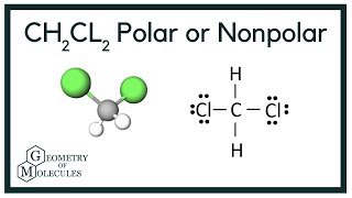 Is CH2Cl2 Polar or Nonpolar Dichloromethane [upl. by Gussi857]