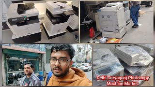 Delhi Daryaganj Wholesale Photocopy Machine Market Vlog  Techy Ekant [upl. by Sherourd]