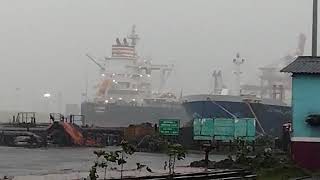 Caicolon of Dana at Haldia Port Its bad condition [upl. by Donny]