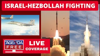 Israel Hezbollah Fighting  LIVE Breaking News Coverage Fears of War in Lebanon [upl. by Harrad651]