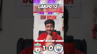 LIVERPOOL 20 MANCHESTER CITY GOAL REACTIONS Liverpool manchestercity premierleague [upl. by Ilaw647]