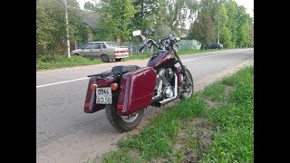 Самодельные боковые кофры на Honda Shadow VT Часть1 Предистория и демонтаж старых [upl. by Ahseenyt]