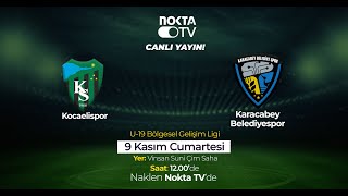 Nokta Tv Canlı Yayın  Kocelispor  Karacabey Belediye Spor AŞ Maç Yayını  Cumartesi  CanlıYayın [upl. by Enaillil]