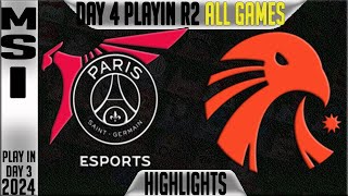 PSG vs EST Highlights ALL GAMES  MSI 2024 PlayIns Round 2 Day 4  PSG Talon vs Estral Esports [upl. by Meunier344]