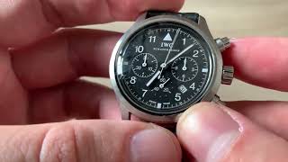 IWC Pilot Chronograph 3740  ‘Der Fliegerchronograph’ [upl. by Camm813]