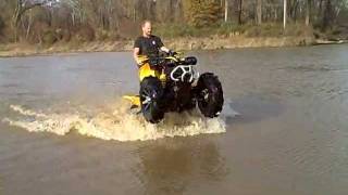 Renegade 1000 water wheelies [upl. by Haleigh]