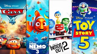 Every PIXAR MOVIE 2024 amp Beyond  Inside Out 2 Toy Story 5 Cars 4 [upl. by Eltrym]