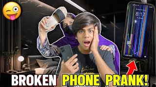 Broken Mobile Prank On Mom 😱  Bhtt Mza Ayaa 😂 [upl. by Yrojram]