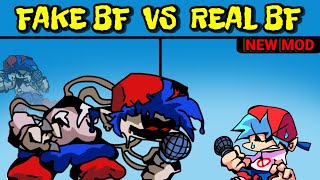 Friday Night Funkin VS Fake Boyfriend Mofo  Real BF VS Fake BF FNF ModHard [upl. by Tilden319]