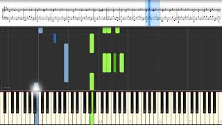 Were In Heaven  DJ Sammy Piano Accompaniment  Tutorial [upl. by Clari]