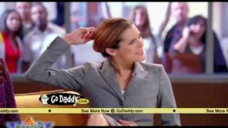 2010 Super Bowl TV Ads Danica Patrick GoDaddycom NEWS spot [upl. by Mab]