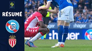 RC STRASBOURG ALSACE  AS MONACO 1  0  Résumé  RCSA  ASM  20212022 [upl. by Alroy]