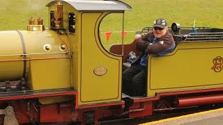 My footplate ride  La’al Ratty on Northern Rock  230516 [upl. by Azeel]