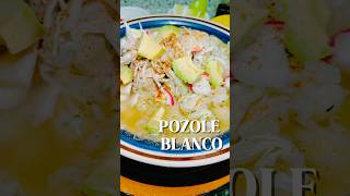 Receta de POZOLE BLANCOmi versión comida facil y rápida de hacer [upl. by Nilsoj]