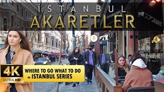 ã€4Kã€‘Istanbul Akaretler Neighbourhood Walking Tour  February 2022 [upl. by Hoj]