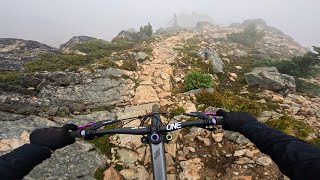 Alone ripping Top of the World in Whistler [upl. by Rebmaed]