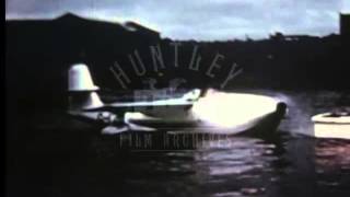 Jet Fighter Flying Boat 1950s  Film 17363 [upl. by Tien]