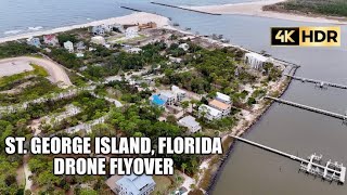 St George Island Florida Chili Cook Off weekend Bob Sikes Cut drone flyover [upl. by Dallas]