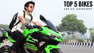 Top 5 Performance bikes in India 400cc Category [upl. by Torry]