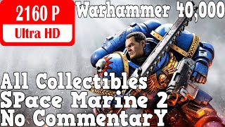 Warhammer 40000 Space Marine 2  All Collectibles  35 Dataslates [upl. by Thedric]