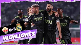 Elche 03 Real Madrid  HIGHLIGHTS  LaLiga 202223 [upl. by Bain]