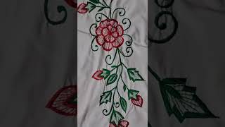 Pillow cover takiya design embroidery design shortvideo [upl. by Seavey]