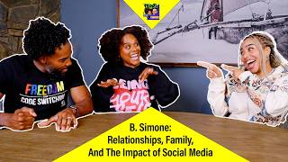 Getting to Know B Simone Relationships Family amp Social Media Impact  Fridays with Tab amp Chance [upl. by Ahsyas720]