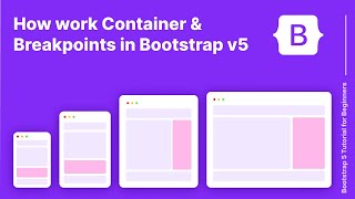 How to Work Container amp Breakpoints Bootstrap 5 Tutorial [upl. by Naves691]