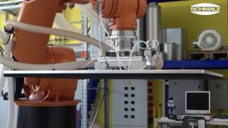 Vacuum Layer Gripper  Layerwise handling of cans  Schmalz [upl. by Asiole]