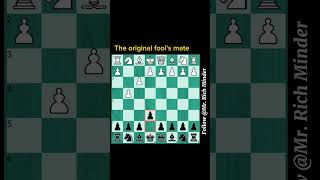 The Original Fools Mate  Quick Checkmate  2 Moves Follow and Subscribe for more check [upl. by Ennaoj]