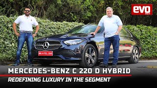 2022 Mercedes CClass Review  Is this C 220 D Hybrid a mini S Class  First Drive  evo India [upl. by Demetra455]