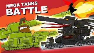 quotBattle of Mega Tanksquot  Cartoons about tanks [upl. by Yrek]