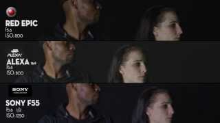 Sony F55 vs Arri Alexa vs Red Epic Part 8Skin tone test [upl. by Ammadas]