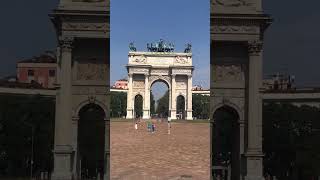 PARK Parco SempioneampArco della Pace  Milano Italy shorts share views ad art viral trending [upl. by Nelon]