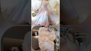 gown dress design and hairpin trending gown ytshorts song fashion Lovely World Fashion [upl. by Aelat836]